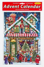 Toy Shop Advent Calendar (Countdown to Christmas) with Holiday Pictures by Vermont Christmas Company